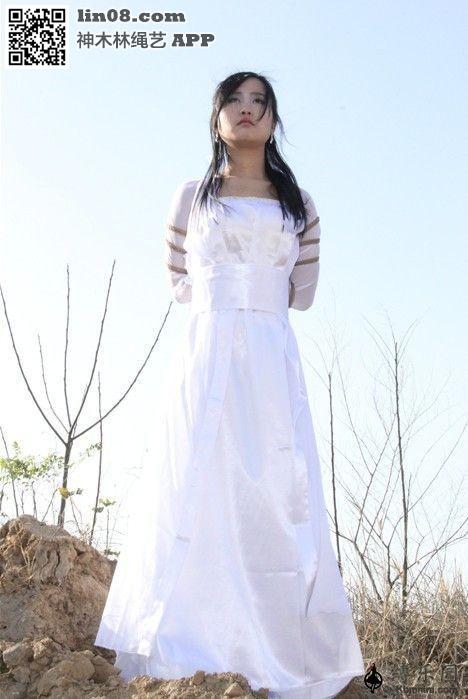 美女 - 捆绑 [礼服（婚纱）,吊缚,中国女孩]
