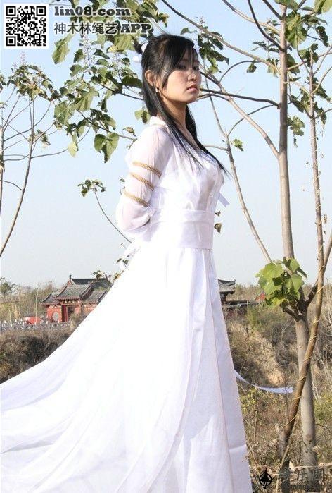 美女 - 捆绑 [高手缚（中式五花）,礼服（婚纱）,吊缚,中国女孩]
