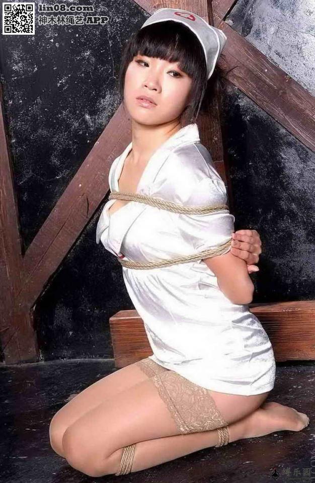 美女 - 捆绑 [Boxtie,Gag,Japanese Female,Breast bondage,Grey pantyhose,Nurse,Chinese Female]