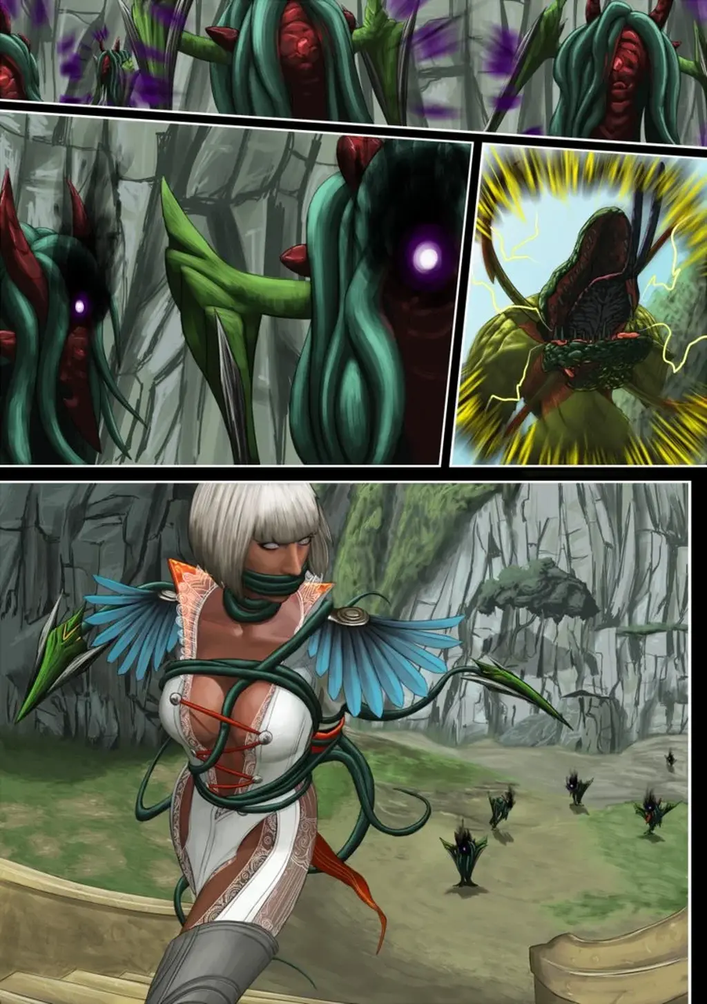 DMC4 Luxuria - 新人分享 一位外国名叫shibaji的艺术家的精品！！！！ [堵嘴,3D画,触手]