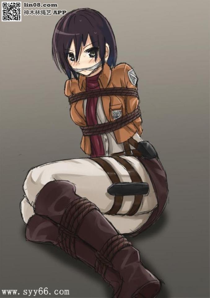 动漫绳艺套图3 [Boxtie,Gag,Breast bondage,Japanese Anime]