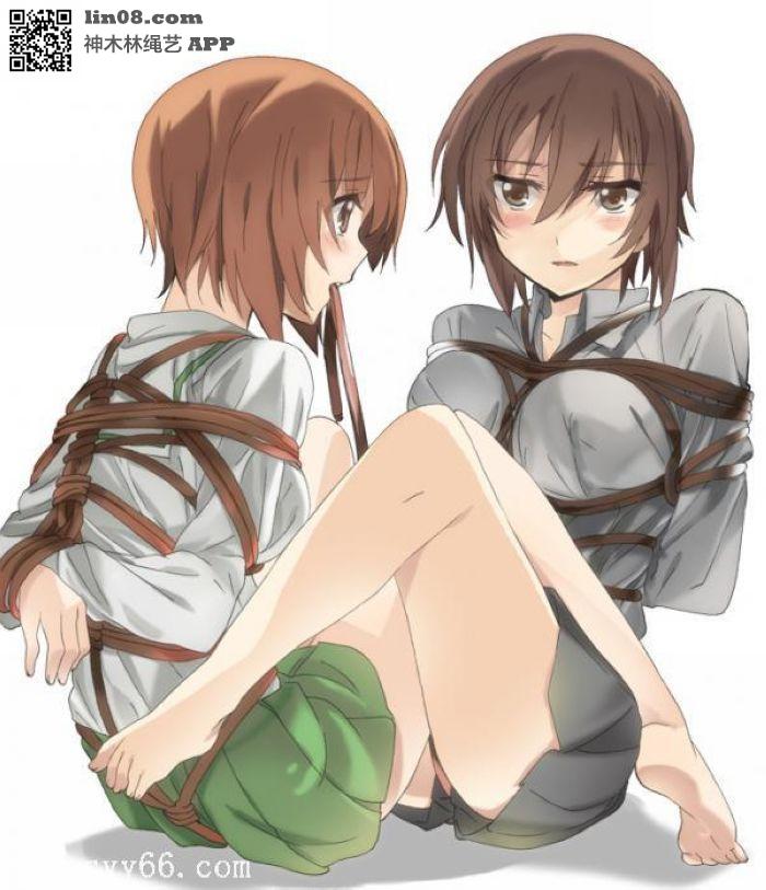 让人热澎湃的图 - 好图 [Boxtie,Breast bondage,Japanese Anime,Bound arms behind,Lesbian,Bare Foot,Feet fetish]