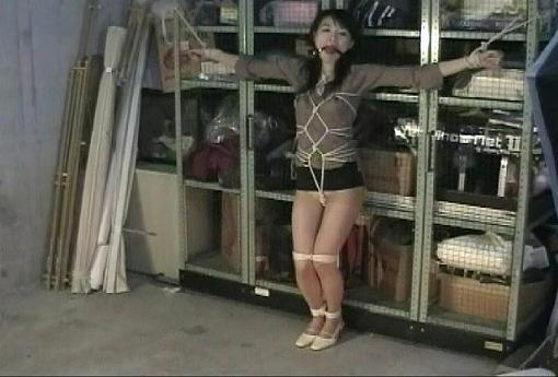 日本奴隶 - 精彩 [龟甲缚,堵嘴,肉丝,十字架,股绳]
