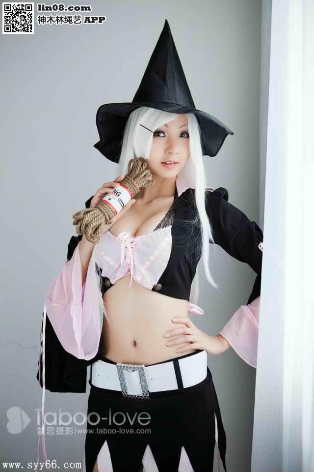 女巫的修炼,紧缚实验 [COSPLAY,奔妮,高跟鞋,日本美女,职业（巫女）,跳蛋]
