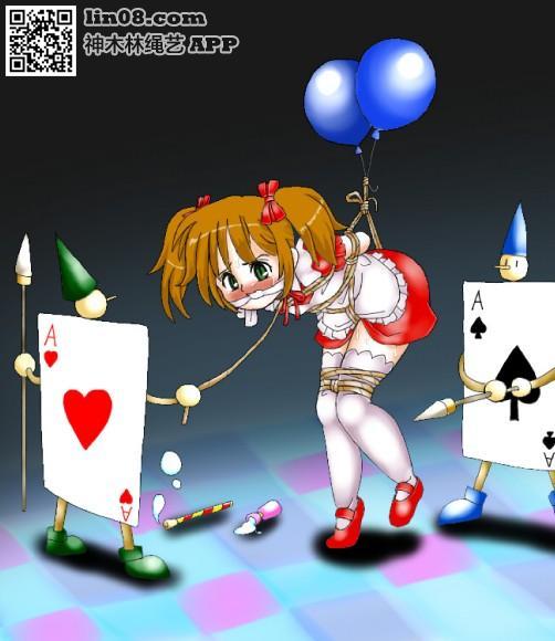 黑lili得部屋成熟期的画作 - 可以看到画风精湛了很多, 果然得多画才行 [日式反绑,堵嘴,胸缚,日本动漫,黑lili部屋,股绳]