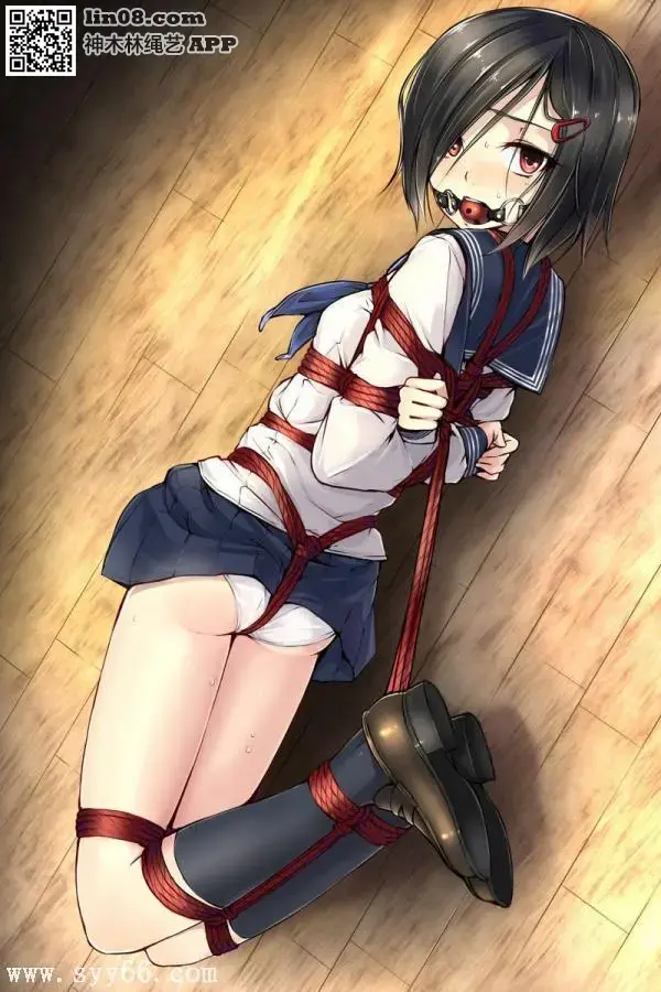 动漫3 [Boxtie,Pantyhose,Sailor suit,Hogtie (Lying on stomach),Gag,Breast bondage,High positions,Japanese Anime,England student uniform,Crotch rope tie]