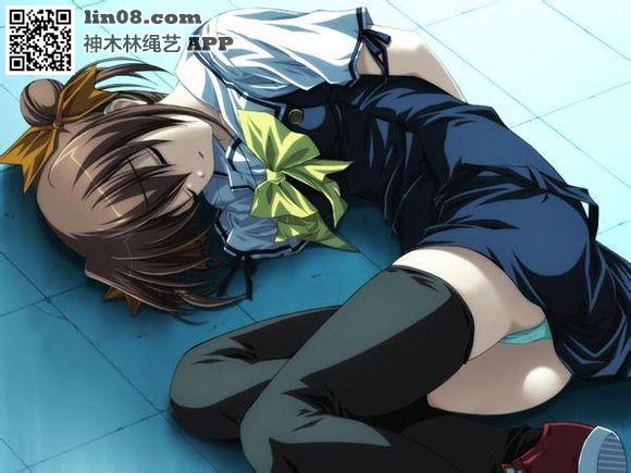 动漫少女捆绑 - 捆绑少女 [Boxtie,Japanese Female,High positions,Japanese Anime,England student uniform]