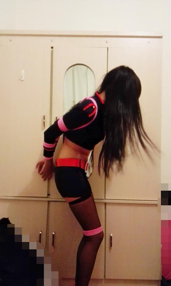  [Pantyhose,naval uniform,Elbows tied,Chinese Female,Bound arms behind]