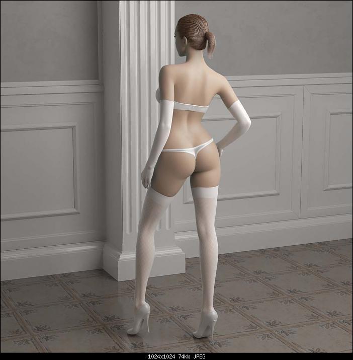 3D柔术MM [内衣秀,白丝,3D画]