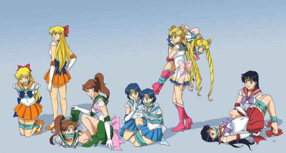 PSSM & Disney Princess [日式反绑,学生（水手服）,动物（兔耳）,驷马（俯卧）,堵嘴,胸缚,体操服,日本动漫,职业（海军）,学生（英式领结）,火野丽,水野亚美,爱野美奈子,后手缚（低混乱值）,扎带]