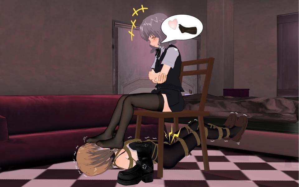 动漫的 [丝袜,日本动漫,学生（英式领结）,股绳,百合女同,恋足]