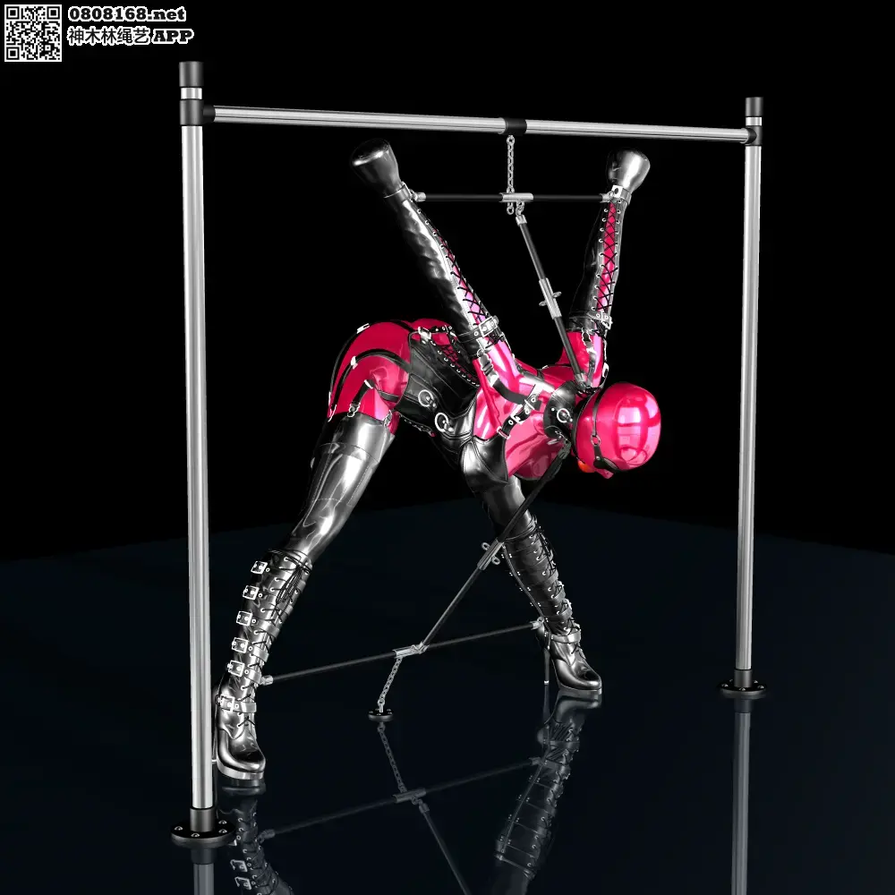 胶衣皮革类 - 动画胶衣皮革全包拘束3D [堵嘴,情趣（皮革/女王）,日本动漫,情趣（乳胶衣）,后手吊缚]