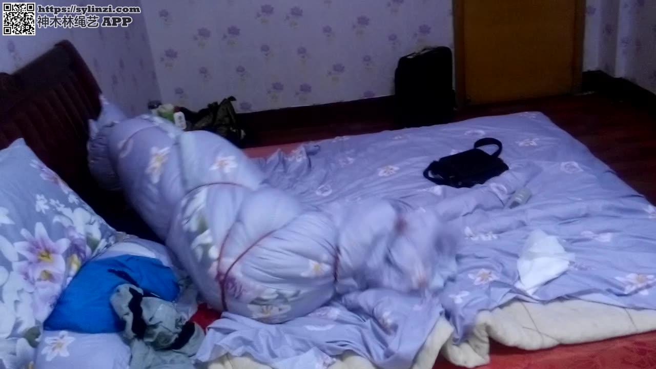 FetiSale - Video Blanket Bondage and Struggling Pt. 4