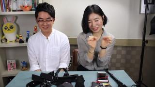 Koreans react to bondage toys Amature publisher records Koreans reacting to bondage toys inspired by 50 shades movie. Two sets of college students try to guess what the toys are for and then try some of them out. The gagged girl is really cute.<br><br>Featuring: leather, metal bondage, breast bondage, English Subtitle, and ball gagging