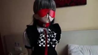 Kigrumi bondage  Naiyazi’s kigrumi,with the strong bondage,the girl sounds like  organism.