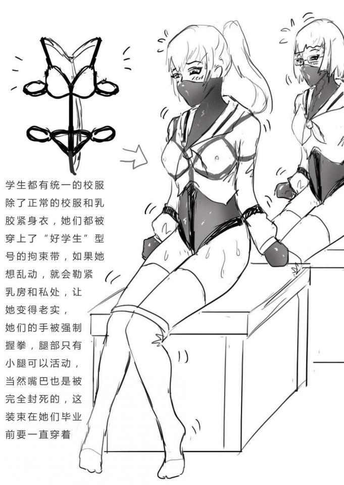缚凤学院 [情趣（拘束衣）,国产动漫,学生（中式校服夹克）]