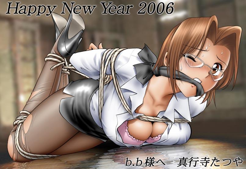 D-5GRIL [日式反绑,职业（正装领带）,丝袜,驷马（俯卧）,堵嘴,高跟鞋,日本动漫]