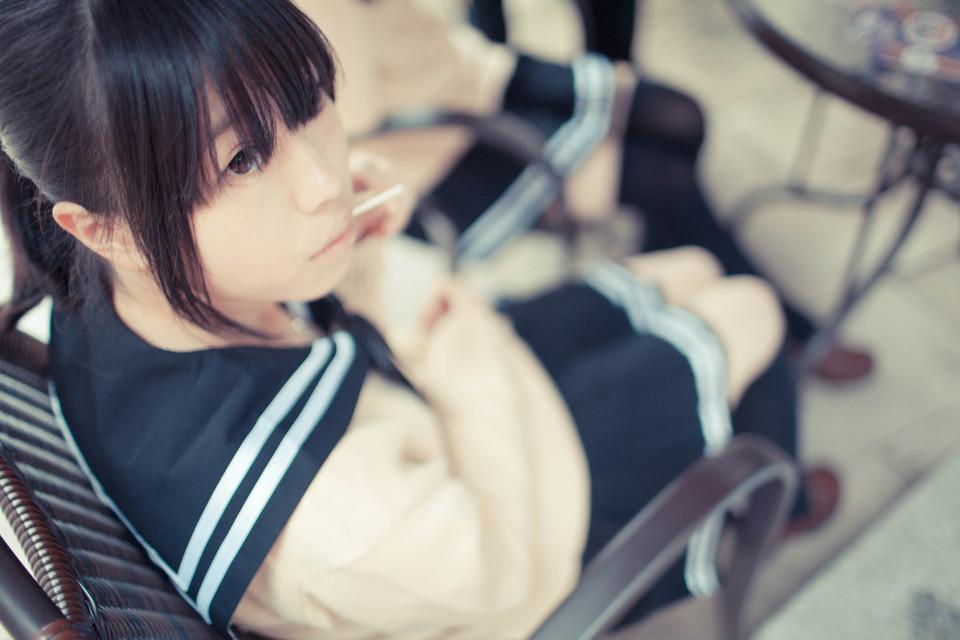 百合少女写真 [学生（水手服）,中国女孩]
