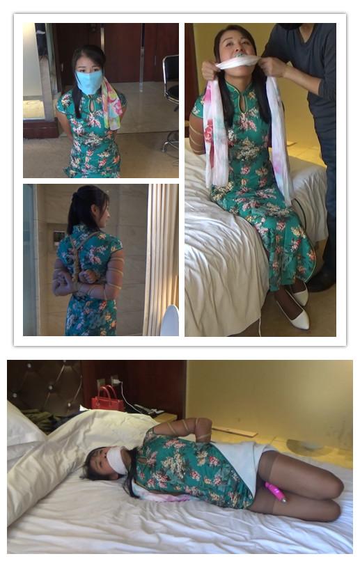 [Willing Studio] Cheongsam Special ©Willing Studio<br><br>Summary:<br><br>The model is gonna wear green cheongsam to experience some different Chinese bondage positions and some Chinese style bondage .For example the silk is a good decoration, but also a good tool to restrain someone and even suffocate someone. We hope the viewer will understand how bondage art can combined with Chinese ancient art...<br><br>==========================================<br>You can order your own video by using following contact methods:<br><br>QQ international : #63111044<br>==========================================<br><br>Featuring: cheongsam, Chinese wuhua bondage, silk, head bondage, vibrator, high position tie, stocking, foot fetish, high heels, and gagging