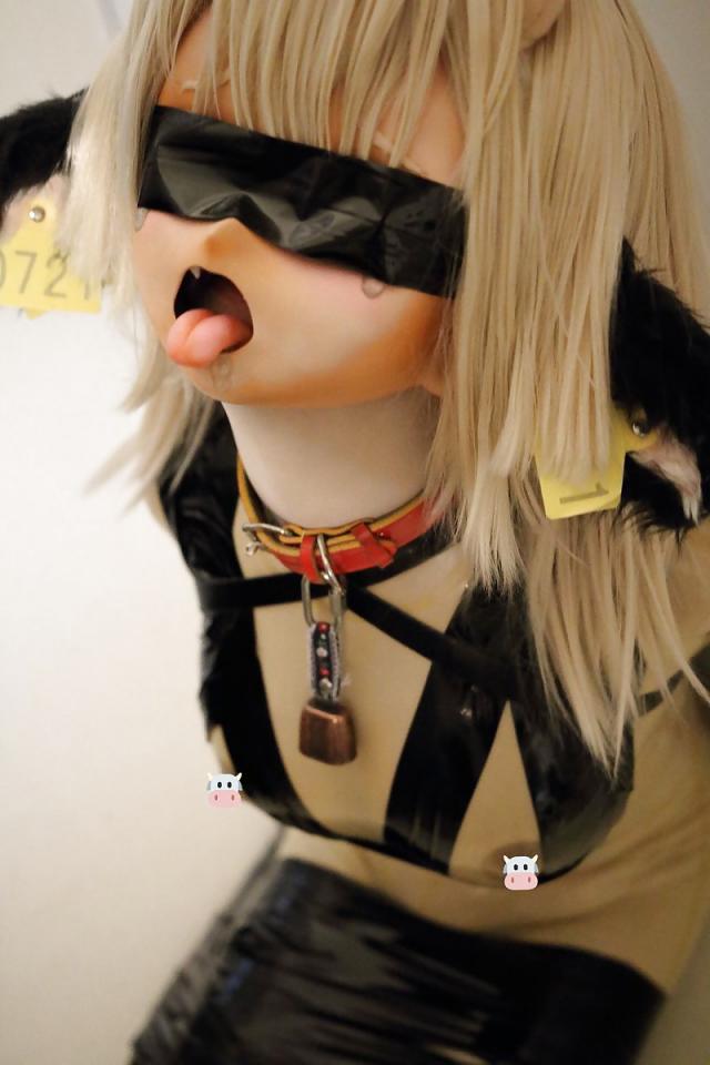  [Blindfolded,tape bondage,kigurumi]