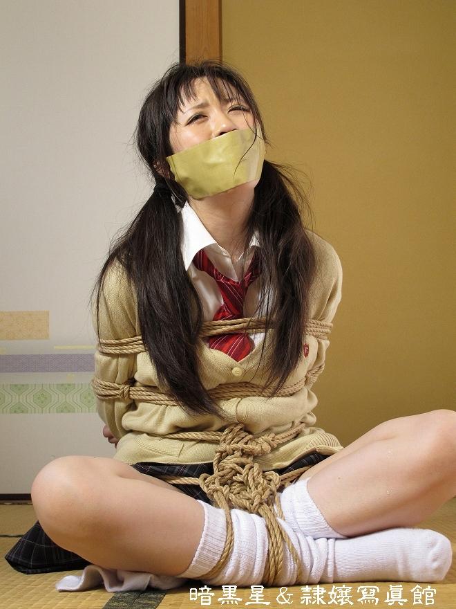  [Boxtie,Gag,Japanese Female,Breast bondage,Shrimp tie,Stockings,tape bondage,Socks]