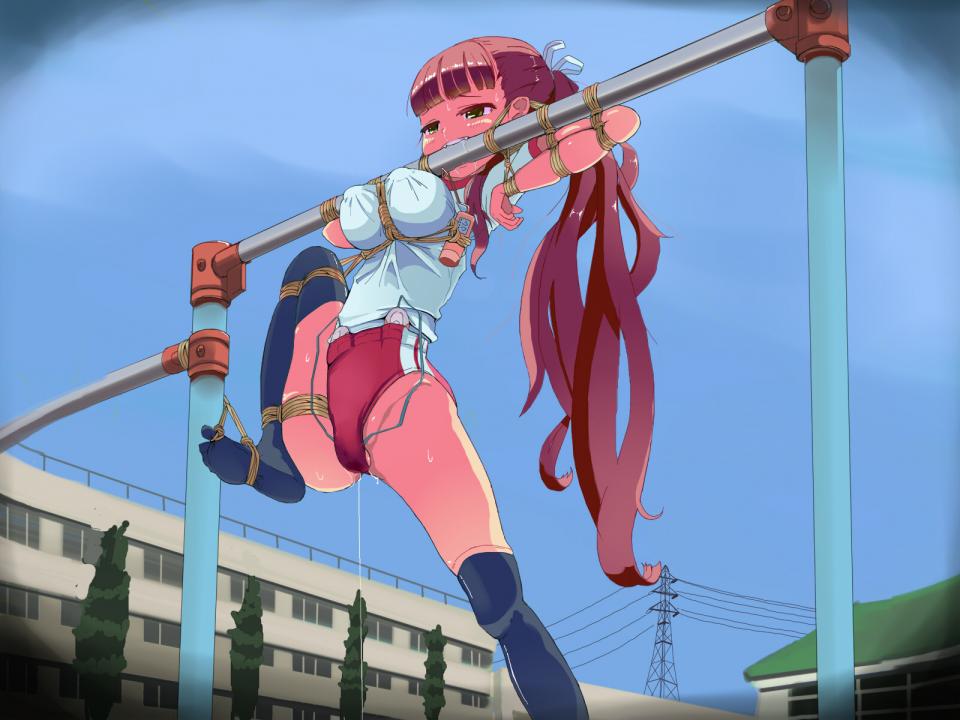 放置少女1 [运动（健身服）,堵嘴,胸缚,日本动漫,长筒袜,跳蛋]