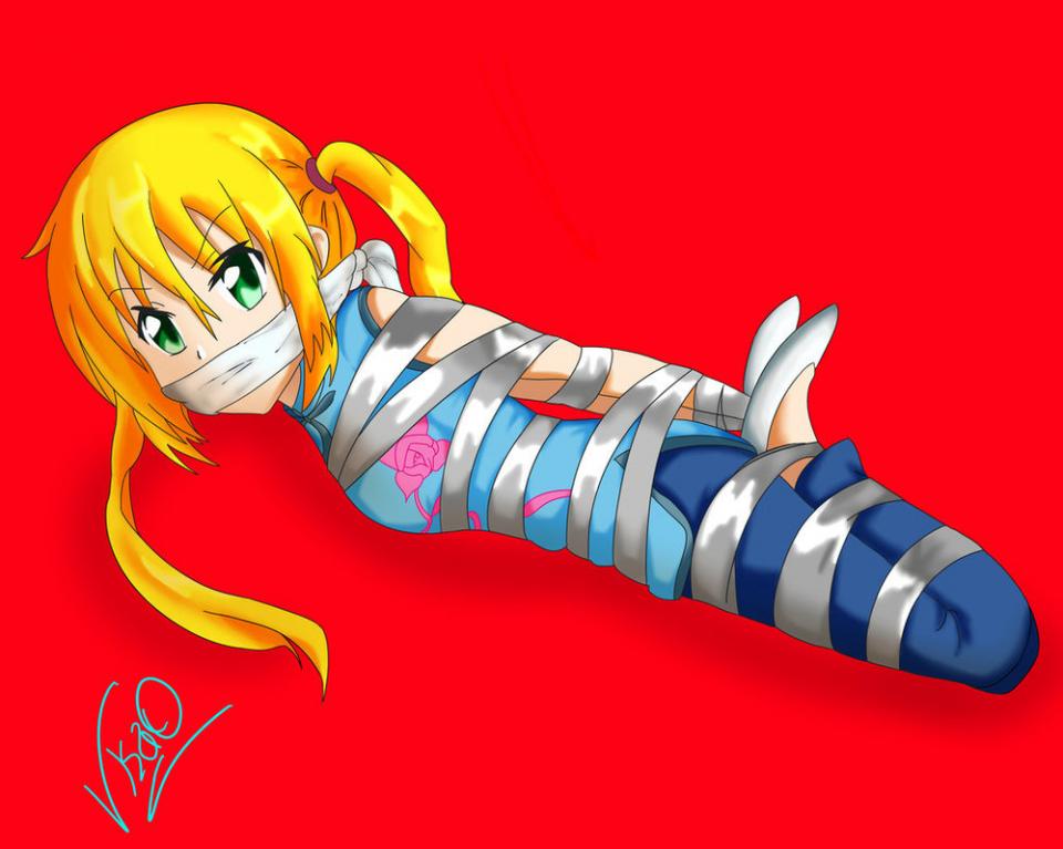 杂图 [Hogtie (Lying on stomach),Japanese Anime,tape bondage]