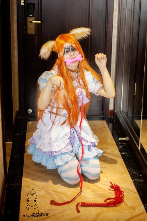 行走的魅影 - weibo.com/xiachenxiCC [猫耳,堵嘴,COSPLAY,狗链/项圈,皮鞭,眼罩/蒙眼,中国女孩]
