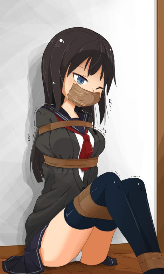  [Sailor suit,Gag,Japanese Anime,England student uniform,tape bondage]