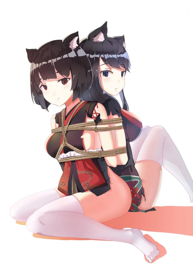 【818】【舰娘】 Vol.9 - QTMD 来一期舰娘主题的图 [猫耳,日本动漫,白丝,连缚]
