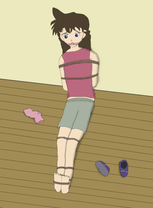 名侦探柯南 [日式反绑,堵嘴,日本动漫,毛利兰]