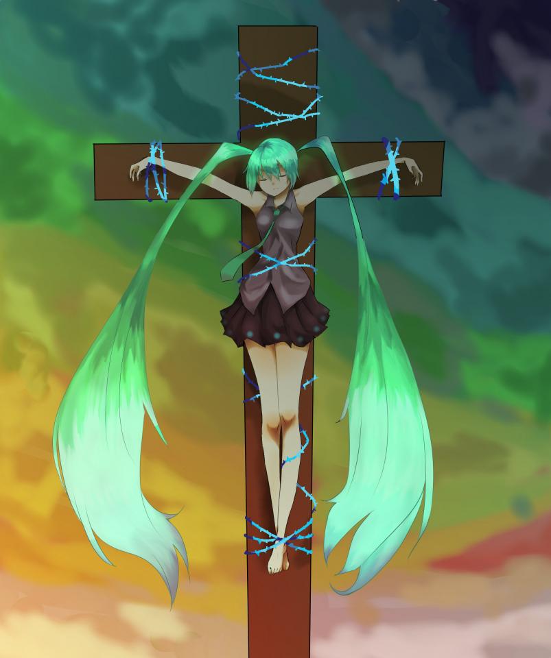 初音2 [Crucifix,Bare Foot]