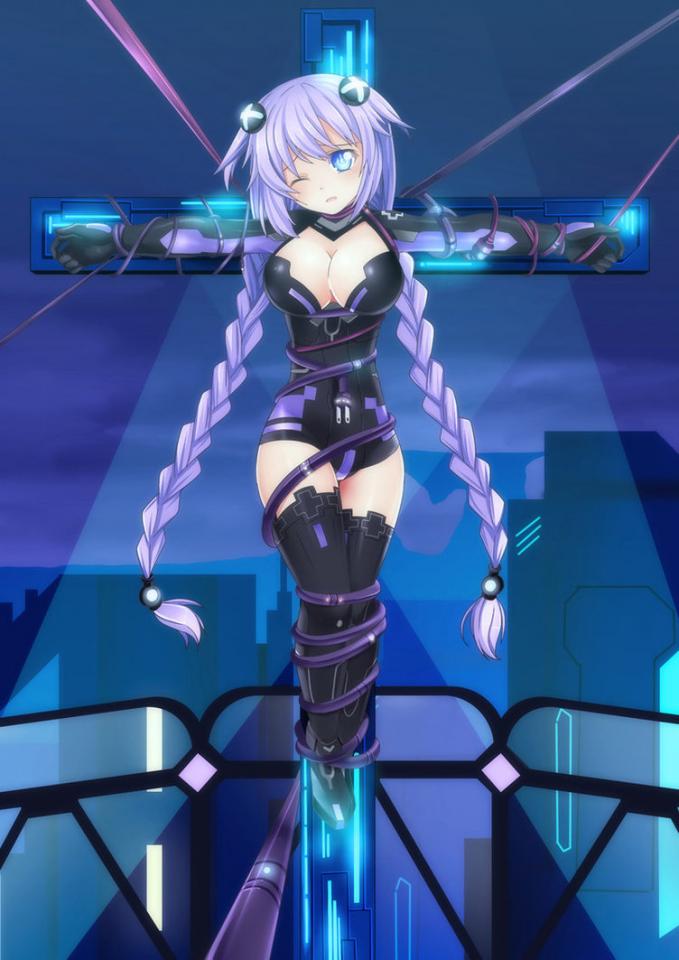  [Japanese Anime,Crucifix,Stockings,latex bodysuit]