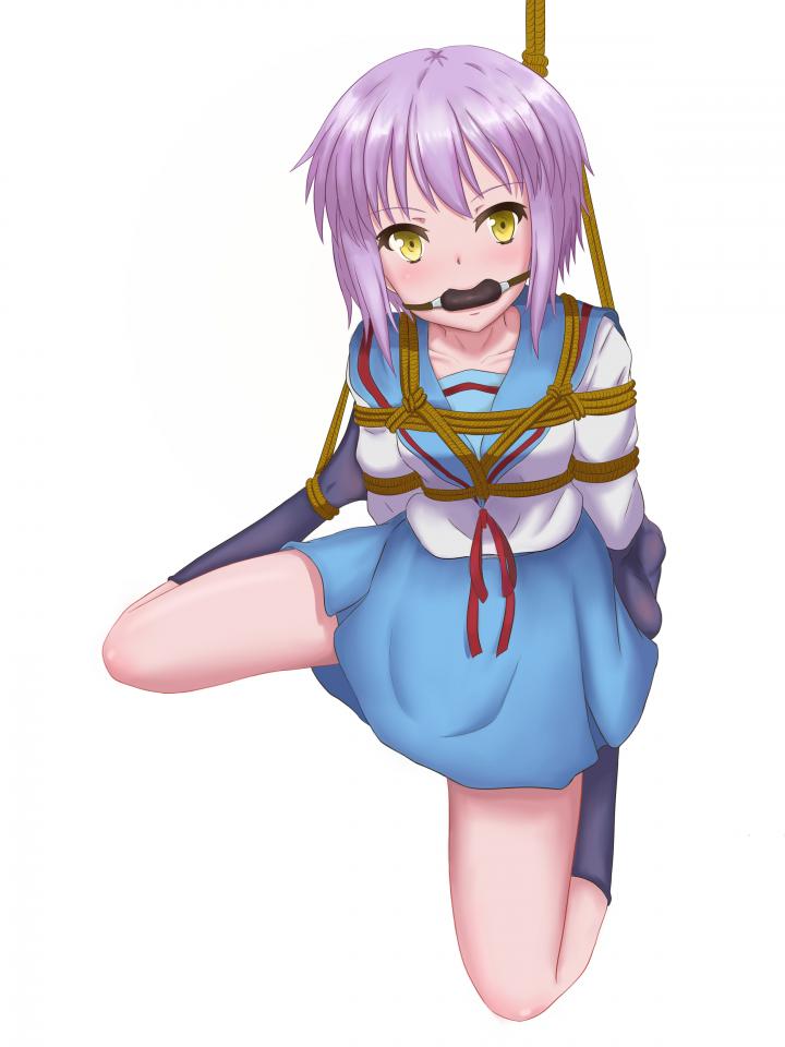 大萌神捆绑 - pixiv  id=69526224   其他角色无关 [吊缚,日本动漫,长门有希]