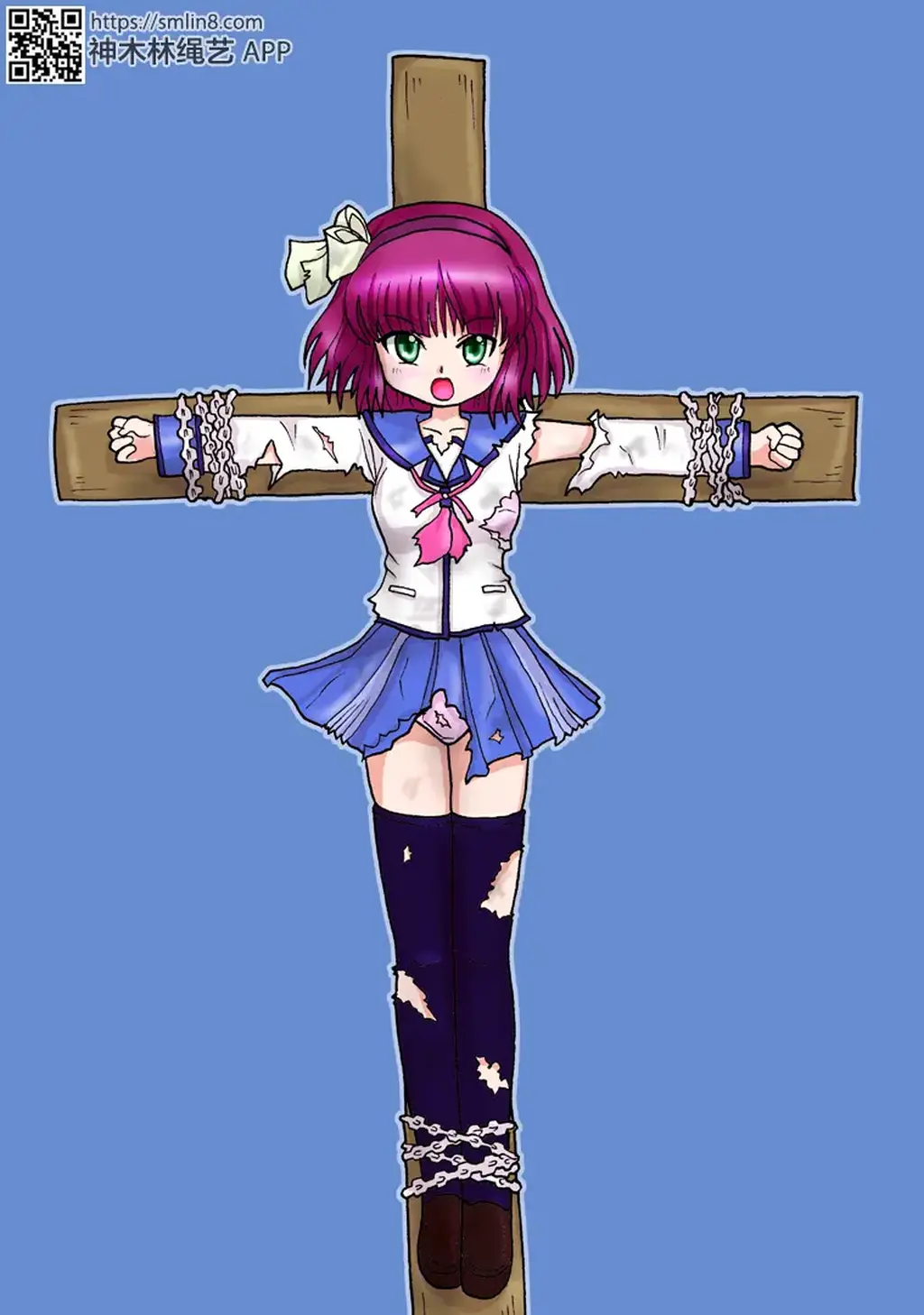 P站仲村由理捆绑合集 [Pantyhose,Sailor suit,Japanese Anime,Crucifix]