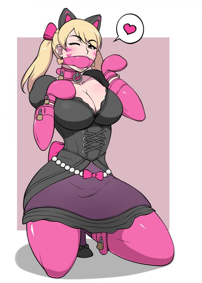  [Necomimi,Gag,Dog chain,Long Gloves]