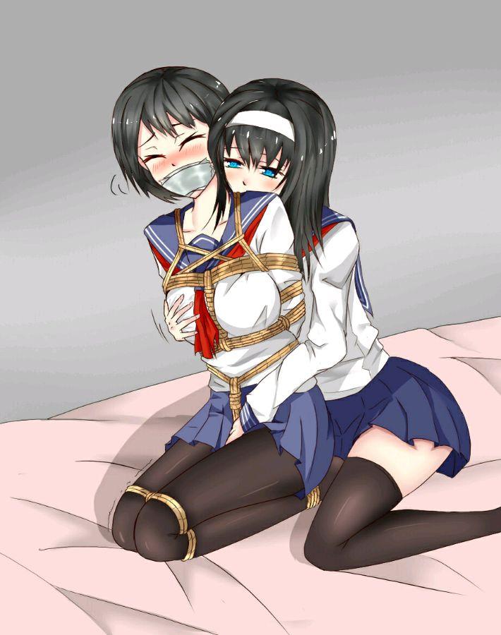 23 [丝袜,学生（水手服）,堵嘴,日本动漫,百合女同]