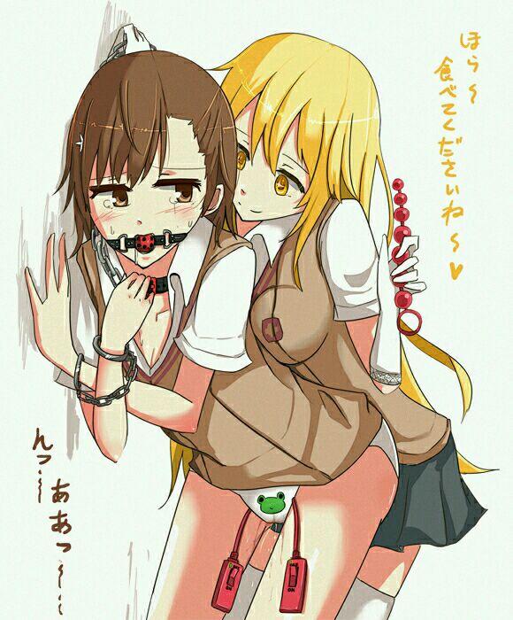  [Sailor suit,Gag,Handcuff,Japanese Anime,England student uniform,御坂美琴,Pocket Vibrator,Lesbian,食蜂操祈]