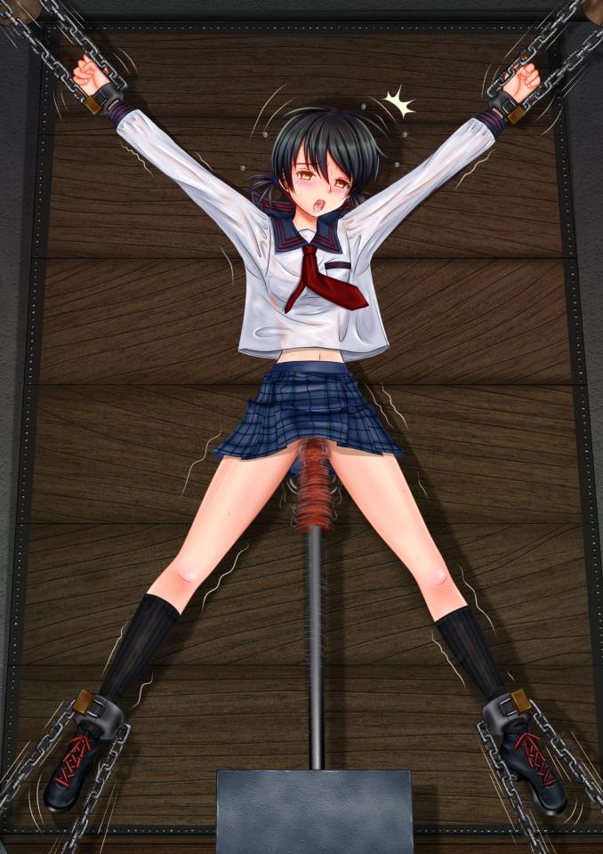 4 [学生（水手服）,按摩棒,地牢,震动棒]