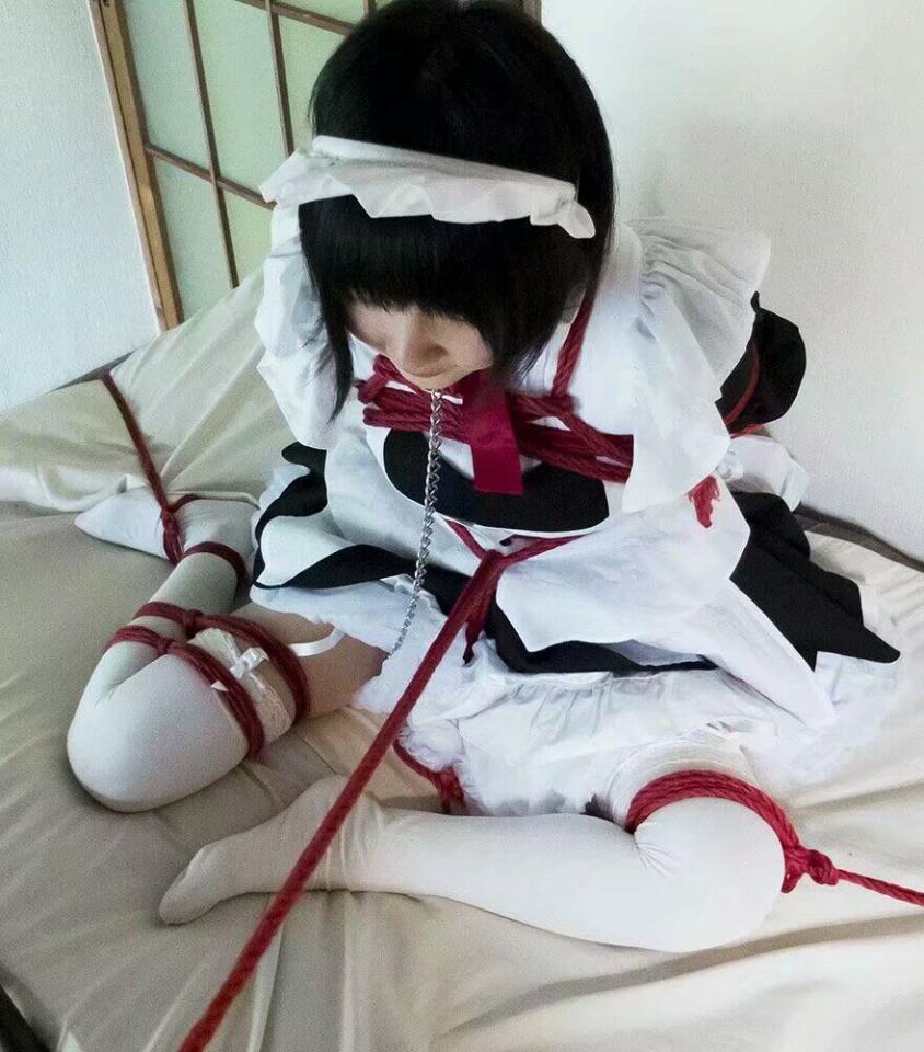 女仆 [日式反绑,职业（女仆）,日本美女,白丝,蕾丝白袜]
