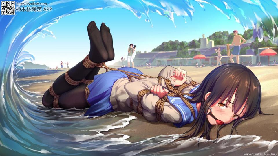  [Pantyhose,Sailor suit,Hogtie (Lying on stomach),Gag,Japanese Anime,ひみつ]