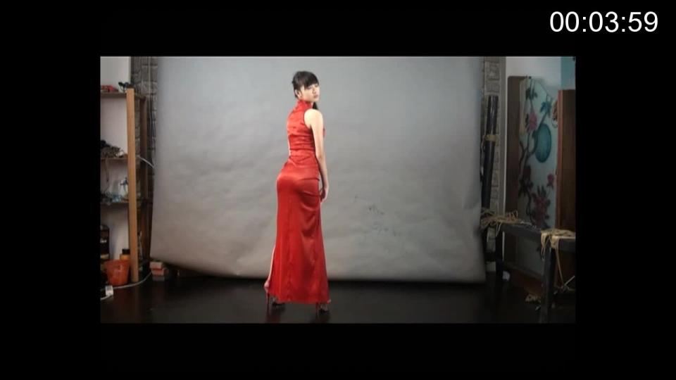 [YiXiao] Ms. Ceci Bound In Red Cheongsam ©YiXiao