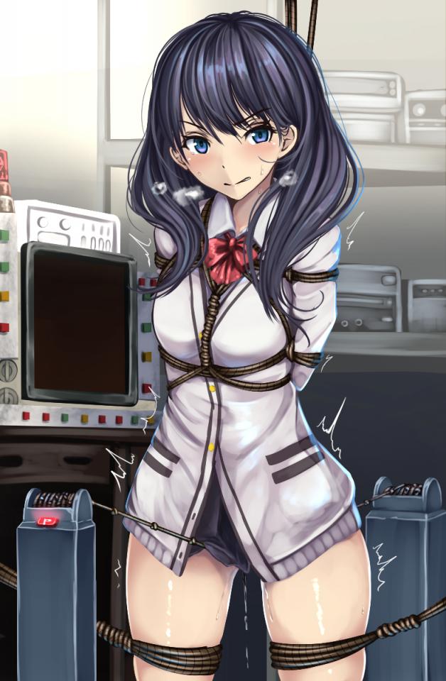  [Boxtie,Breast bondage,Crotch rope tie,Bound arms behind,Rope Walking]