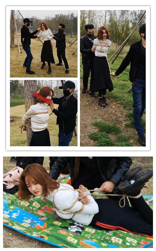 [Willing Studio] The Robbery Committed In The Park ©Willing Studio<br><br>Summary:<br><br>The girl decided to have a picnic inside of the park, but the park is too big, and she completely lost her navigation ability inside of the small forest in the park. When she is trying to find her way back, she encountered two masked men. After spotting her, these two men subdued her on the ground and started to ask her to spill out the PIN code for her bank card. After getting the information they need, they left her tied up on the tree. She is exhausted, and has to wait for help to come....