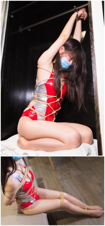 [LuR Studio] Ms. Yang Bound In Red Body Suit ©LuR Studio<br><br>Summary:<br><br>Our cute model Ms. Yang today will be tied up in the red bodysuit, and being stuffed inside of the closet. After this was done, we decided to try more bondage positions on her just to practice our bondage techniques, and I'm sure that Ms. Yang was having a lot of fun too just like we enjoyed filming it...