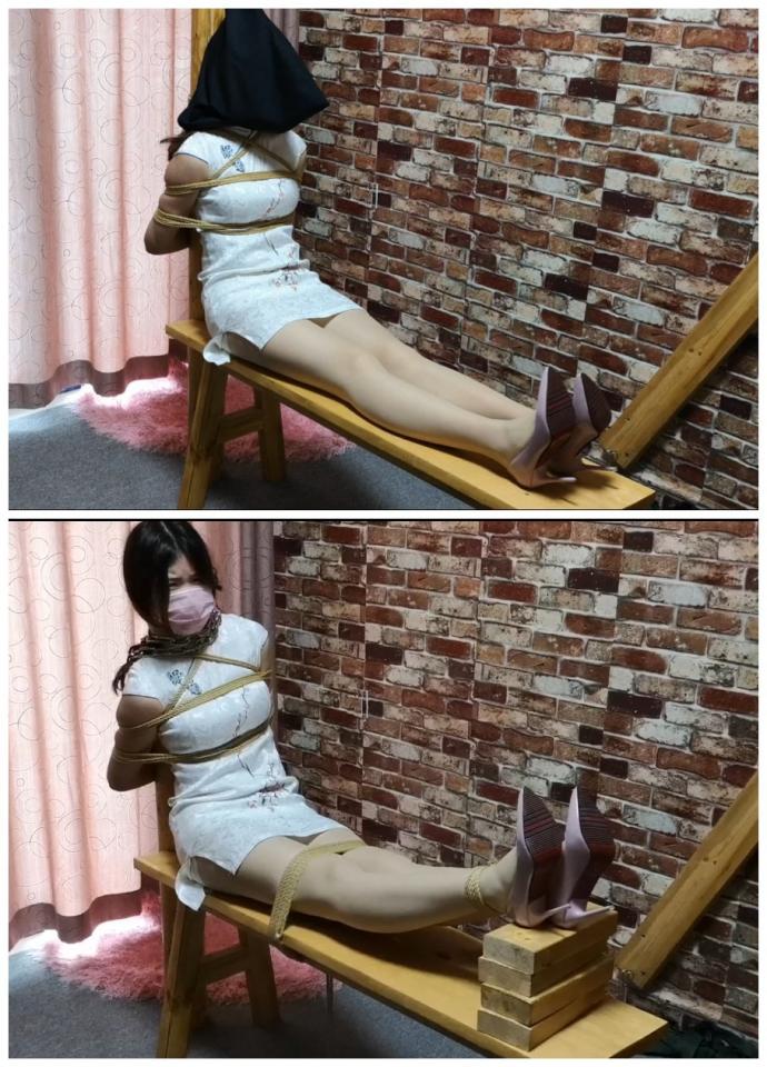 [Willing Studio] Ms. Yang Bound On Tiger Bench  ©Willing Studio<br><br>Summary:<br><br>This time, our video is going to be expanded around interrogating Ms. Yang on the tiger bench we just made a little bit time ago. She will be wearing the silk stockings, and a cheongsam for this video. Will she successfully hold her manner for the filming session that we had with her, and get the price awaiting for her?