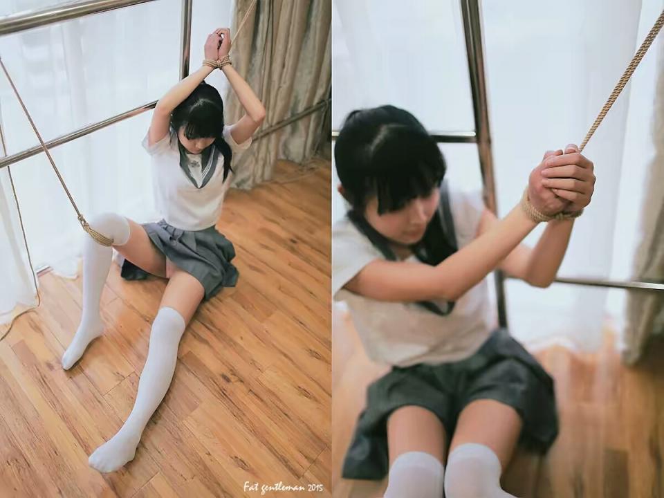白丝捆绑01 - 白丝捆绑 [学生（水手服）,日本美女,白丝,长筒袜]