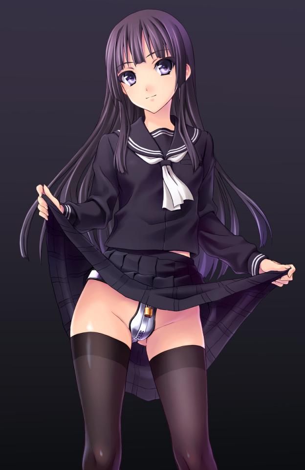 贞操带拘束衣 [丝袜,学生（水手服）,日本动漫,贞操带]