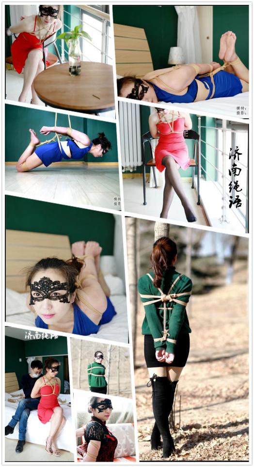 【半岛束艺台】清子唯美系列 - 包含欧式、五花、悬吊、黑丝、镣铐等多种元素，因单张尺寸较小，103张仅售1元 [驷马（俯卧）]