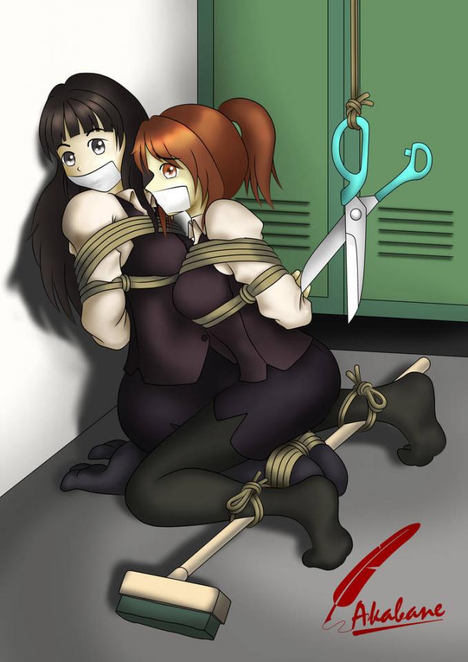 动漫美女捆绑